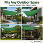 Sun Shade Sail UV Block Rectangle Canopy