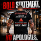 💀 Men's Graphic Tee – “Self-Deprecating Tough-Guy Humor” Crew Neck Short Sleeve 😎