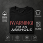 💀 Men's Graphic Tee – “Self-Deprecating Tough-Guy Humor” Crew Neck Short Sleeve 😎