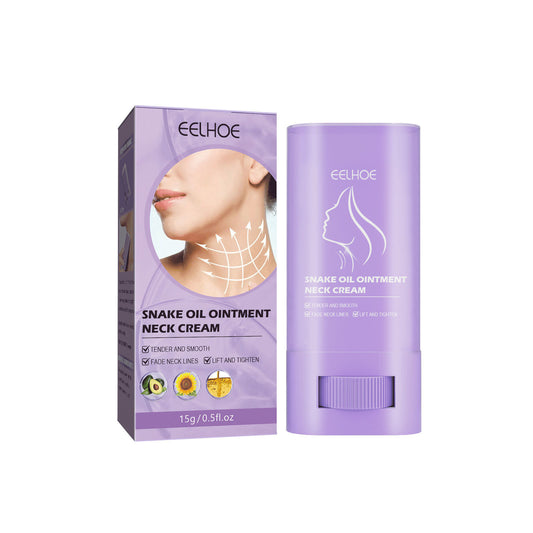 Roller Massage Neck Cream 🧴 Collagen & Hyaluronic Acid | Firms Neck, Reduces Wrinkles & Double Chin