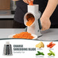 🔥 BIG DISCOUNT 3-in-1 Rotary Cheese Grater | Safe Vegetable Slicer Kitchen Tool