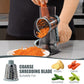 🔥 BIG DISCOUNT 3-in-1 Rotary Cheese Grater | Safe Vegetable Slicer Kitchen Tool