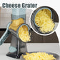 🔥 BIG DISCOUNT 3-in-1 Rotary Cheese Grater | Safe Vegetable Slicer Kitchen Tool