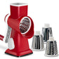 🔥 BIG DISCOUNT 3-in-1 Rotary Cheese Grater | Safe Vegetable Slicer Kitchen Tool