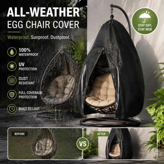 Heavy Duty Waterproof Hanging Egg Chair Cover