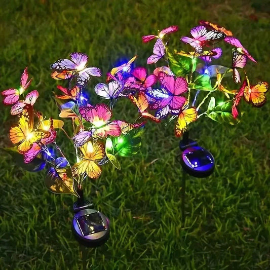 💎 50% OFF! 💎 Solar Butterfly Garden Lights – Dual Mode (Steady/Flash), IP65 Waterproof & Realistic Silk Wings 🦋✨
