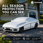 Thick Half Car Cover Sun Snow Protection