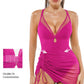 Popilush® Sculpting Curve Mesh Skirt One-Piece Swimsuit