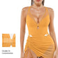 Popilush® Sculpting Curve Mesh Skirt One-Piece Swimsuit