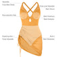 Popilush® Sculpting Curve Mesh Skirt One-Piece Swimsuit