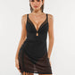 Popilush® Sculpting Curve Mesh Skirt One-Piece Swimsuit