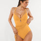 Popilush® Sculpting Curve Mesh Skirt One-Piece Swimsuit