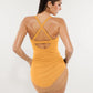 Popilush® Sculpting Curve Mesh Skirt One-Piece Swimsuit