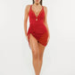 Popilush® Sculpting Curve Mesh Skirt One-Piece Swimsuit