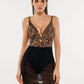 Popilush® Sculpting Curve Mesh Skirt One-Piece Swimsuit