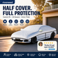 Thick Half Car Cover Sun Snow Protection
