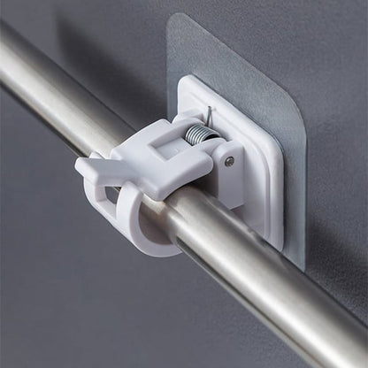 🔥Nail-Free Adjustable Curtain Rod Holders
