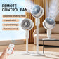 🎊Summer Sale: 50% off and free shipping🌀✨Motorized floor fan, 20dB ultra-quiet fan, 30m airflow range, 2465m³/h airflow, fan with remote control & cooling