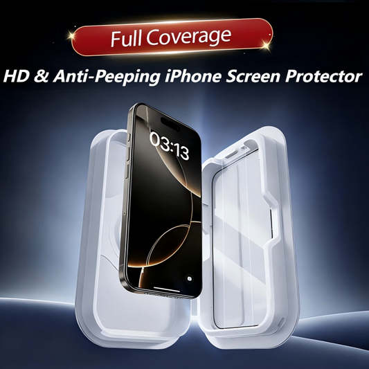 Full Coverage HD & Anti-Peeping iPhone Screen Protector