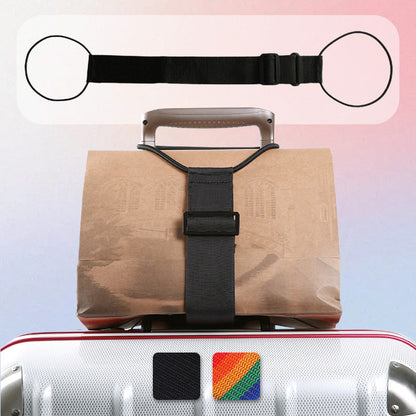 Multi-functional Heavy-Duty Adjustable Luggage Connector Strap, Suitable for Suitcases