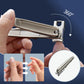 360-Degree Rotating Wide-Opening Nail Clipper