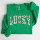 Women's Lucky Shamrock Graphic Sweatshirt