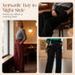 Women's High-Waist Wide-Leg Suit Trousers