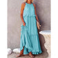Women's Elegant Halter Neck Sleeveless Maxi Dress
