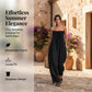 Women's Strapless Smocked Bodice Jumpsuit