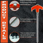 5PCS 8" Screw-in Tent Stakes Ground Anchors