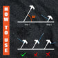 5PCS 8" Screw-in Tent Stakes Ground Anchors
