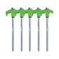 5PCS 8" Screw-in Tent Stakes Ground Anchors