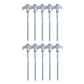 5PCS 8" Screw-in Tent Stakes Ground Anchors