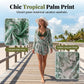 3-Piece Bikini Set with Sheer Romper Cover-Up