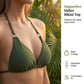 3-Piece Bikini Set with Sheer Romper Cover-Up