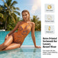 Women's Paisley Print Halter Neck One-Piece Swimsuit