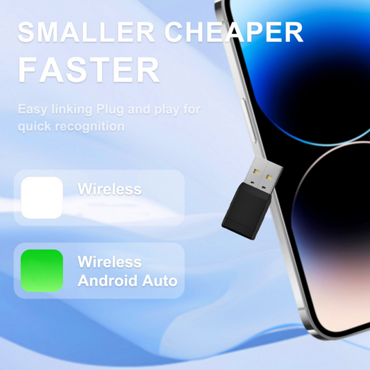 Plug-and-Play Wired to Wireless Car Adapter