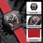 Men’s Stylish Silicone Belt Quartz Watch