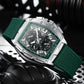 Men’s Stylish Silicone Belt Quartz Watch