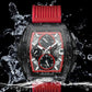 Men’s Stylish Silicone Belt Quartz Watch