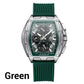 Men’s Stylish Silicone Belt Quartz Watch