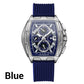 Men’s Stylish Silicone Belt Quartz Watch