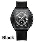 Men’s Stylish Silicone Belt Quartz Watch