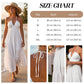 Halter Neck Backless Tiered Maxi Dress