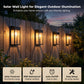 Modern Solar-Powered LED Wall Light