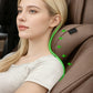 Ergonomic headrest and lumbar support set for car seats