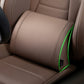 Ergonomic headrest and lumbar support set for car seats