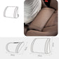 Ergonomic headrest and lumbar support set for car seats