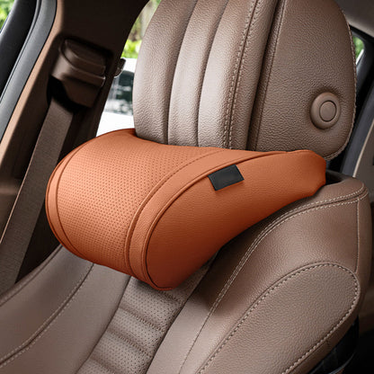 Ergonomic headrest and lumbar support set for car seats