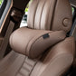 Ergonomic headrest and lumbar support set for car seats